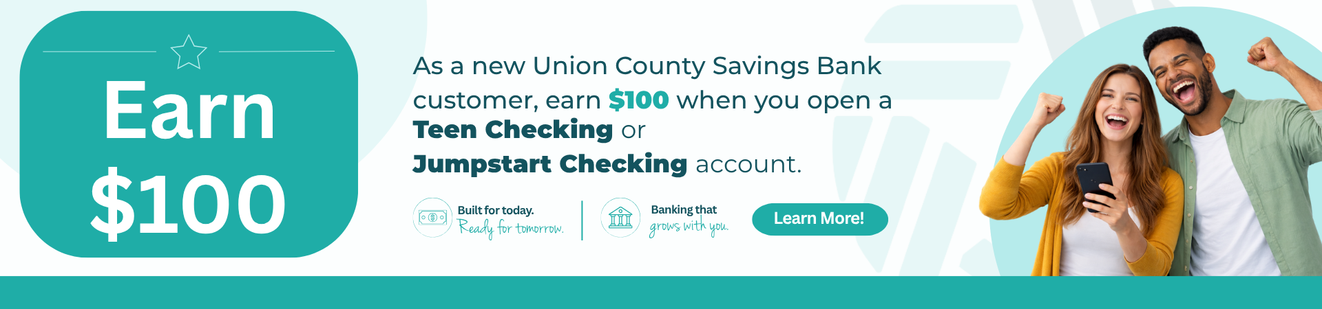 Jumpstart Checking Account Promotion
