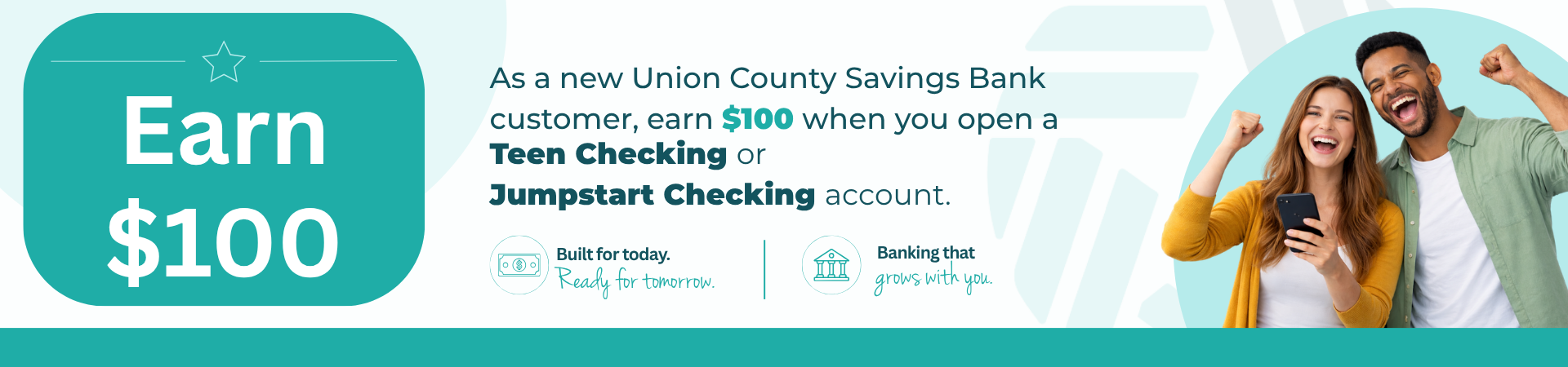 Jumpstart Checking Account Promotion